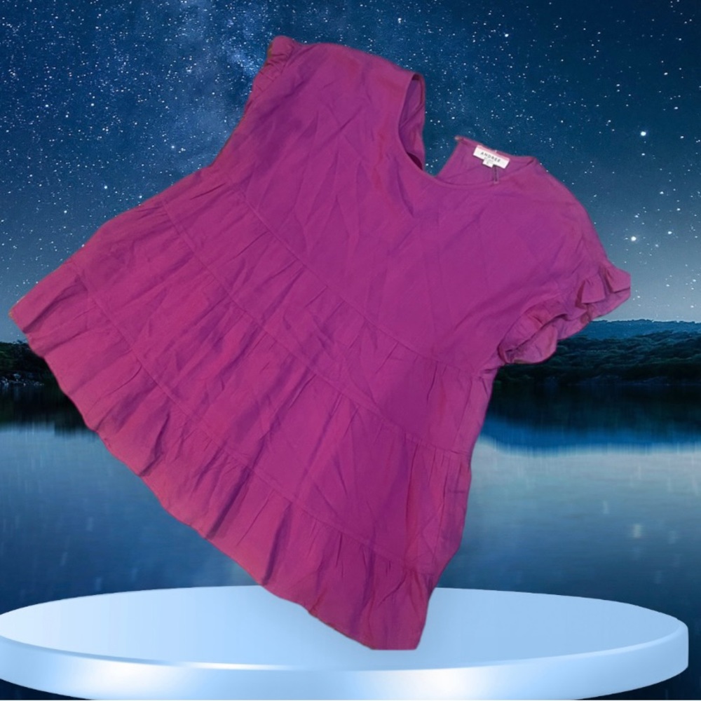 Andree fuchsia blouse